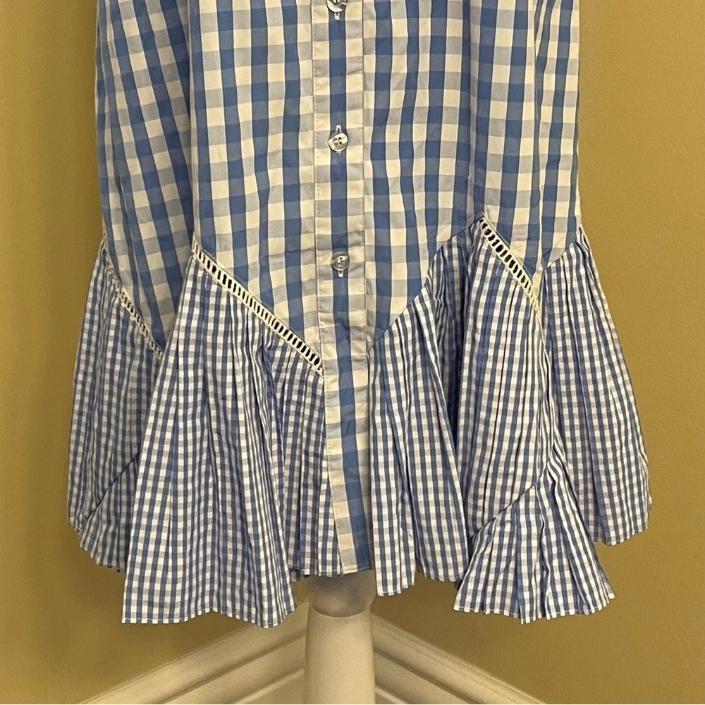 Thakoon Collective Blue Gingham Dress - Picture 10 of 16